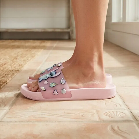 Chinelas 3D Infantil de Goma Stitch Talle 32-37 U