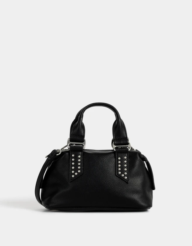 Bowling Noche Cartera Bowling Con Tachas - Negro