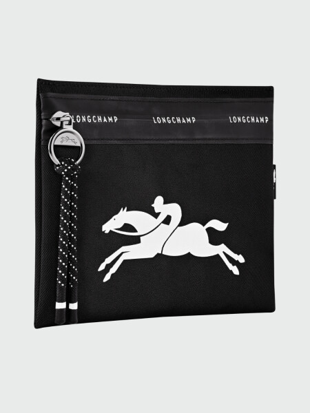 Longchamp- Neceser de lona reciclada, Le pliage Energy Negro