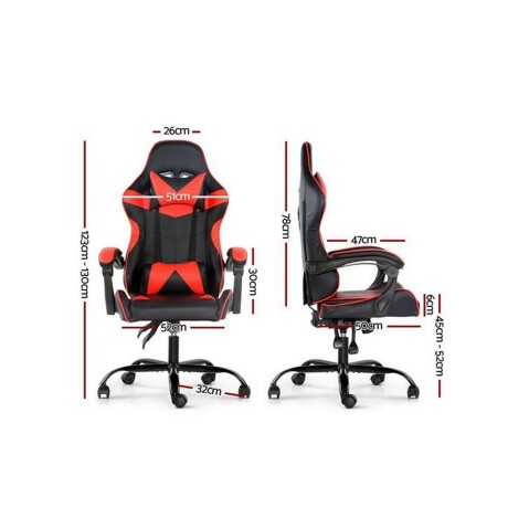 Silla Gamer Rom Lumax Red Silla Gamer Rom Lumax Red