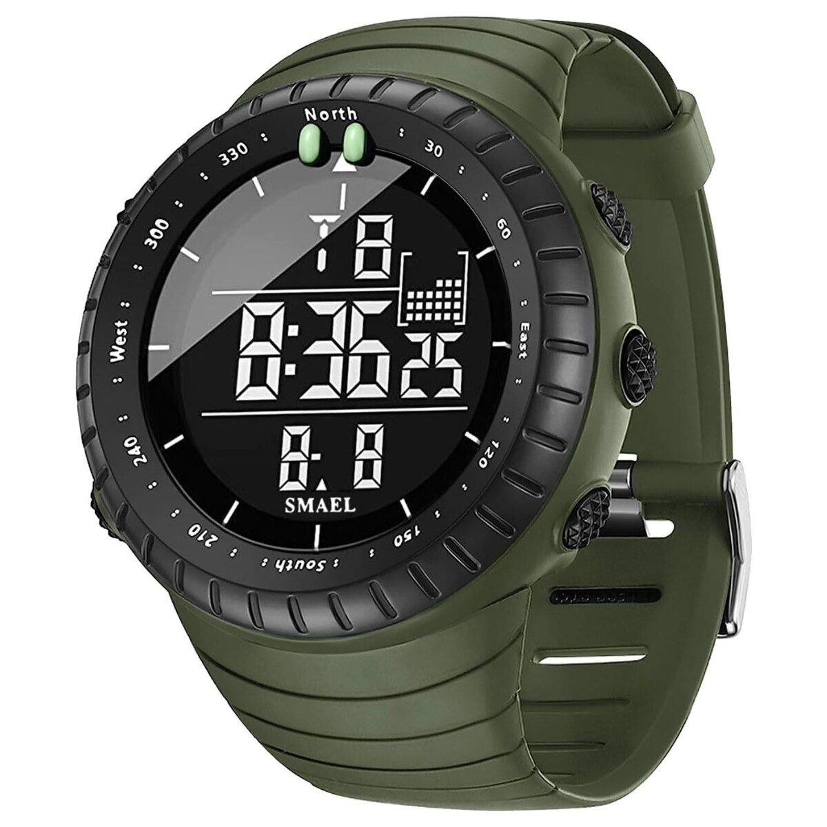 Reloj digital 1237 SMAEL - Verde 