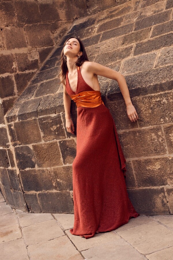 Goddess dress Naranja