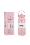 BOTELLA TÉRMICA TERRANO 950ML ROSA METALIZADO RT
