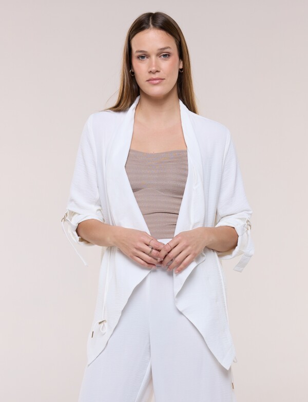 Chaqueta Cintura Ajustable CRUDO