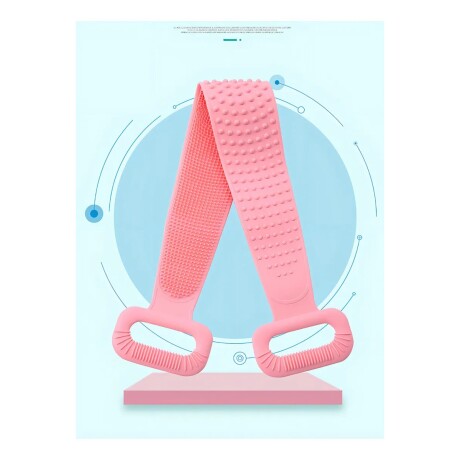 ESPONJA DE SILICONA PARA ESPALDA\n 90CM ROSADO ROSA