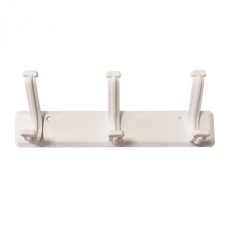 GINYPLAS ACCESORIO PARA BAÑO PERCHERO DE 3 SOPORTES BLANCO Ginyplas Accesorio Para Baño Perchero De 3 Soportes Blanco