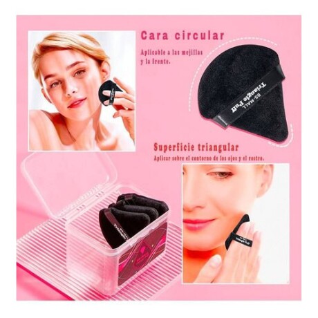 Set de 14 esponjas BS-Mall para base Triangle Puff con estuche colores surtidos Set de 14 esponjas BS-Mall para base Triangle Puff con estuche colores surtidos