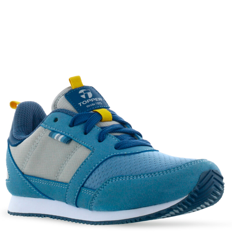 Championes de Niños Topper T 700 Kids Azul - Gris