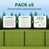 Cerco Reja Perimetral 12,5 x 1,83 m con Postes y Grampas Verde