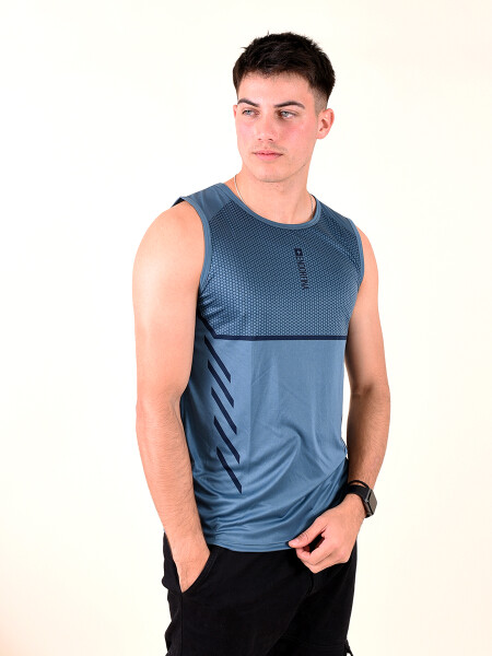 MUSCULOSA DRI FIT AZUL