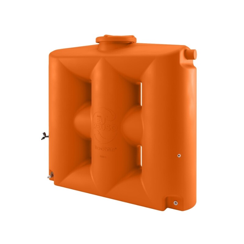 Cisterna para Reuso de Agua 1000 L NARANJA