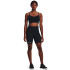 UA Vanish Seamless Short-GRY BLK-001