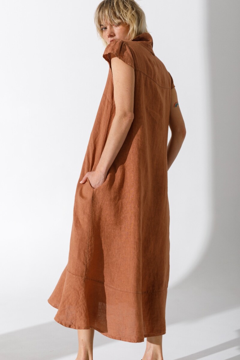 Vestido New Budha Camel