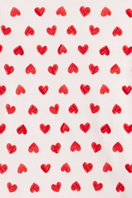 Pijama Toddler Niña Slipper Red