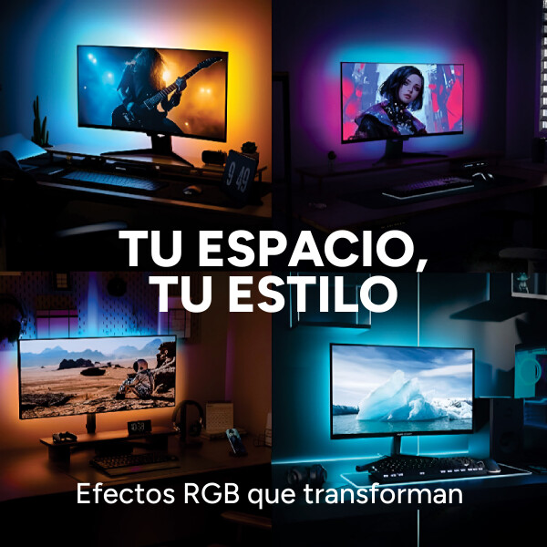 Cinta Tira Luces Led Rgb 3 Metros Ambilight Monitor Tv Y + Cinta Tira Luces Led Rgb 3 Metros Ambilight Monitor Tv Y +