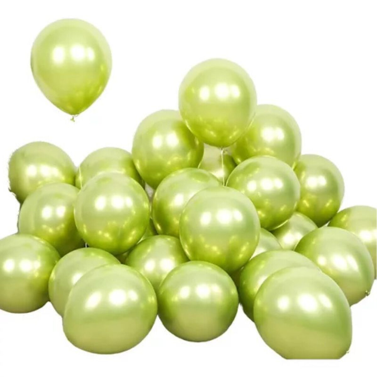 Globos Cromado Tamaño R12 X50 - Verde 