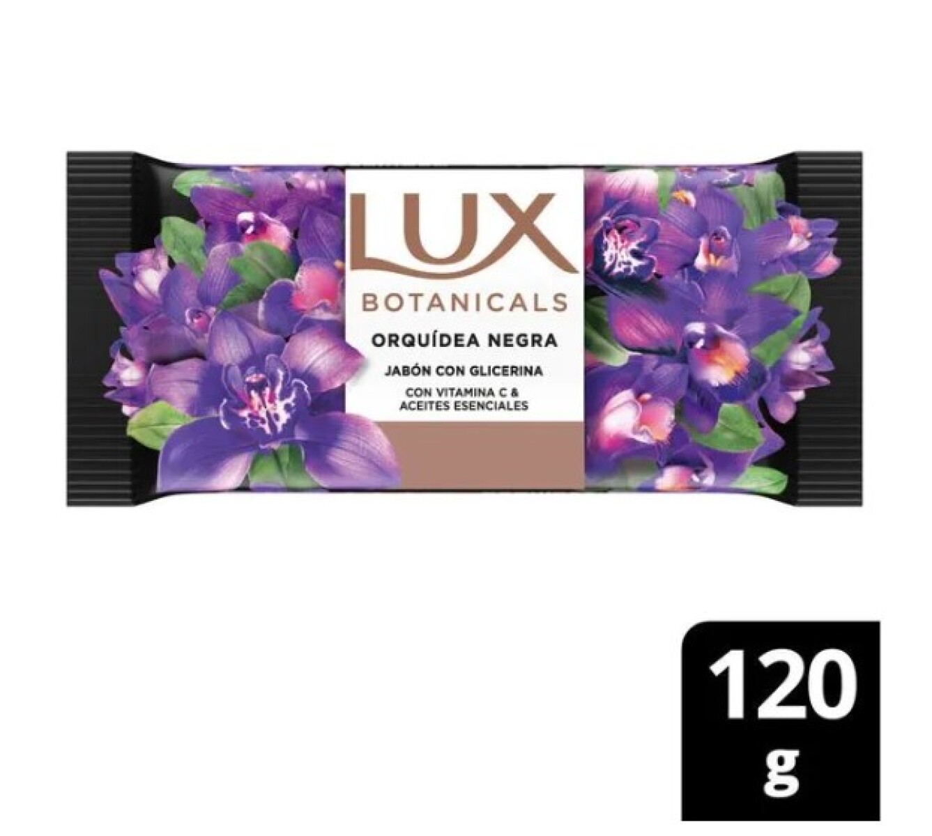 Lux Botanicals jabón en barra 120 g - Orquídea negra 