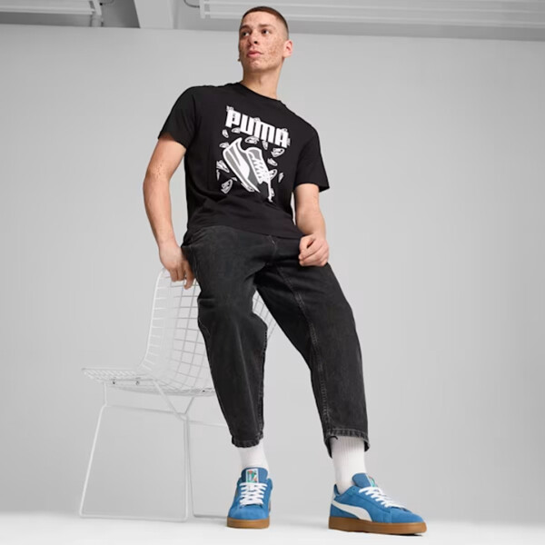 GRAPHICS SNEAKER TEE - PUMA NEGRO