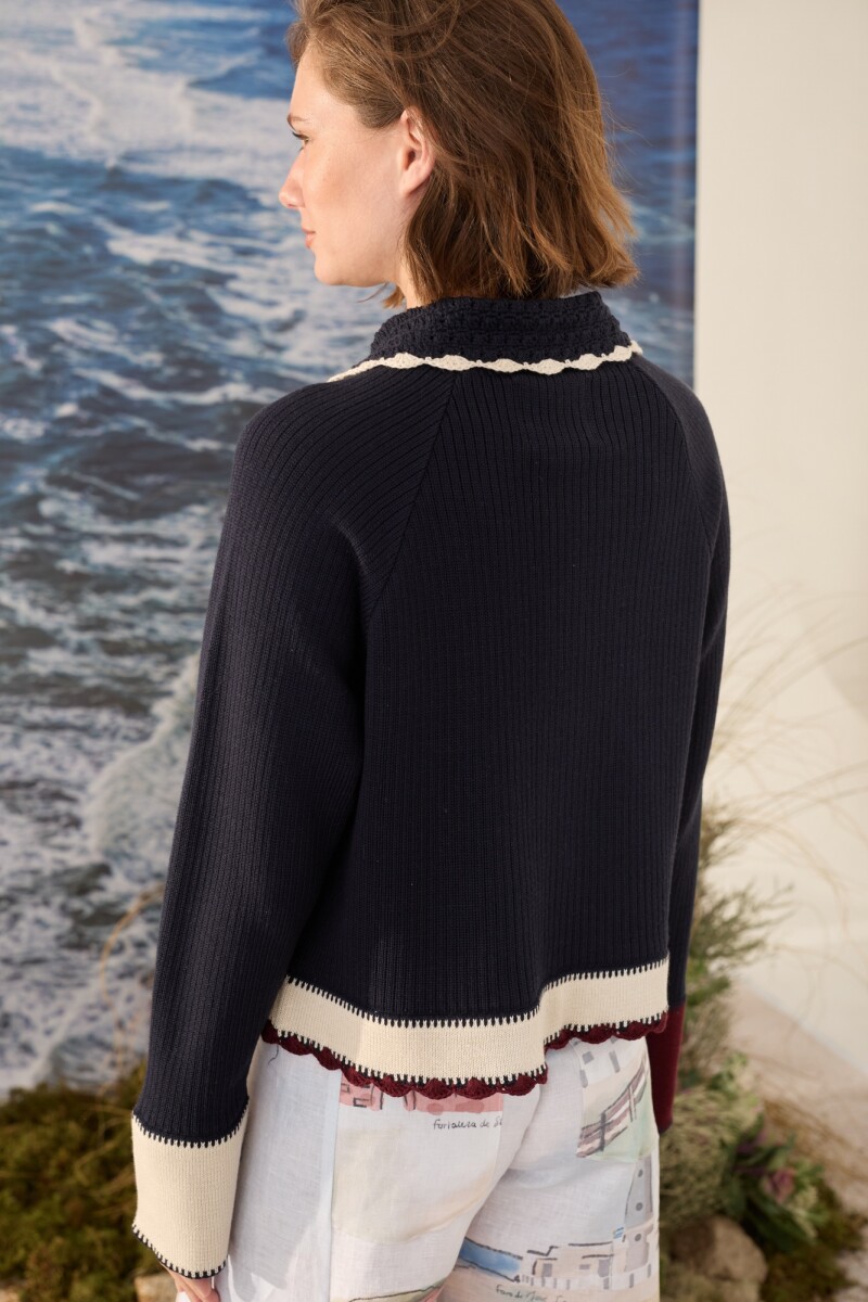 CARDIGAN OLA Azul