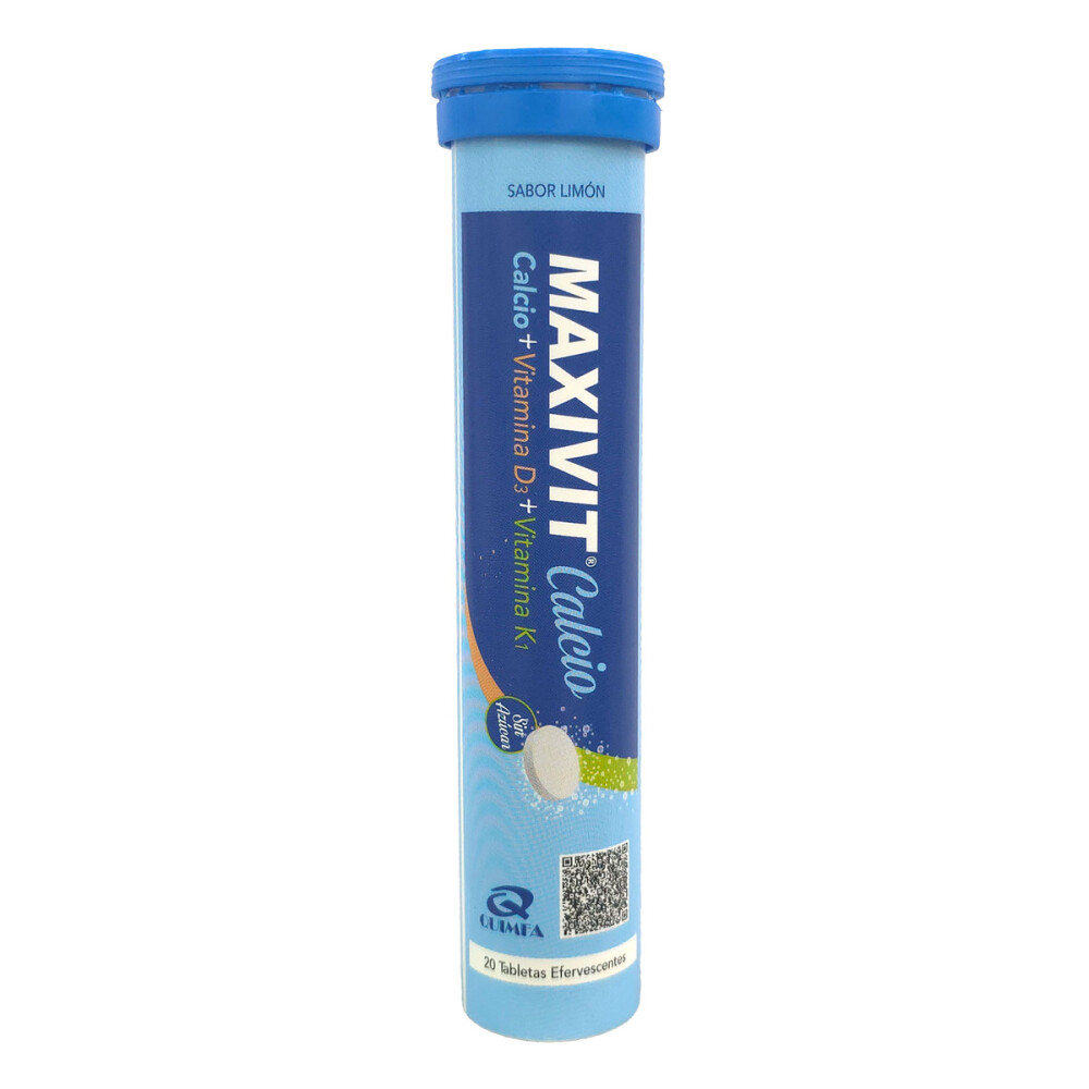MAXIVIT CALCIO+D3+VIT K1 TUBX20TABL EFER única