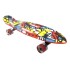 Skate Longboard Patineta Ruedas Siliciona Trucks Aluminio Color Variante Rojo
