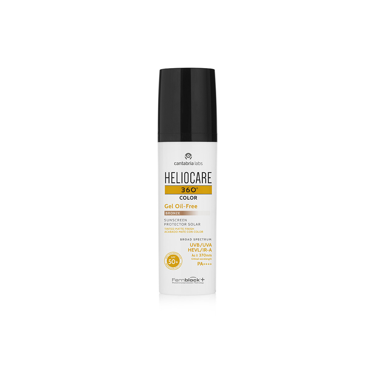 Protector Solar Heliocare 360° Oil Free Tono Bronze 50 Ml. 