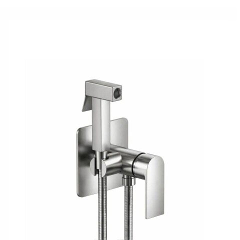 Grifería de ducha higiénica Monocomando de embutir Loft Gris Satinado Grifería De Ducha Higiénica Monocomando De Embutir Loft Gris Satinado