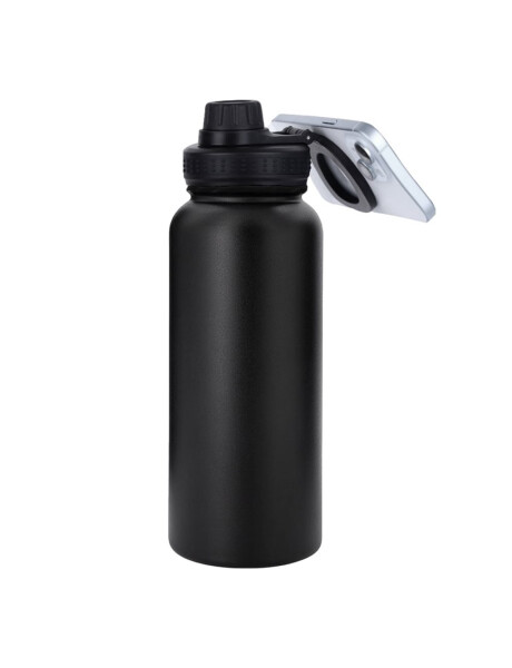 BOTELLA TERMICA CON IMAN P/CELULAR 960ML NEGRO BOTELLA TERMICA CON IMAN P/CELULAR 960ML NEGRO