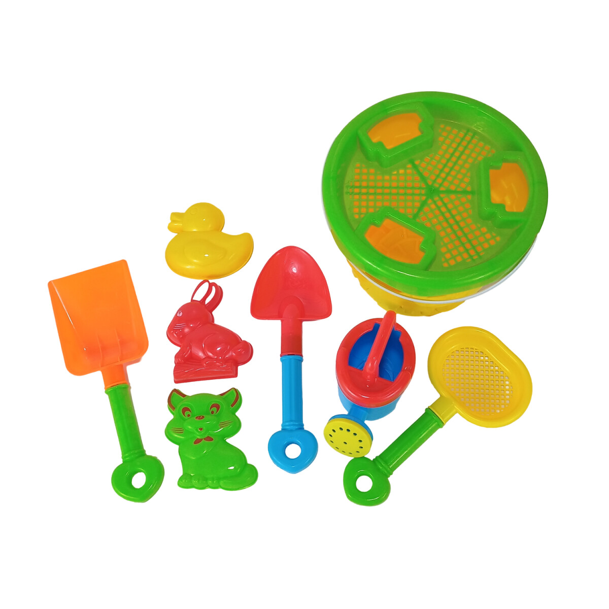 3X2 OUTLET Balde castillo con accesorios de playa - 3x2 Outlet Balde Castillo Con Accesorios De Playa 