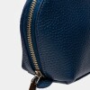 Porta Cosméticos Sun En Cuero Graneado Azul