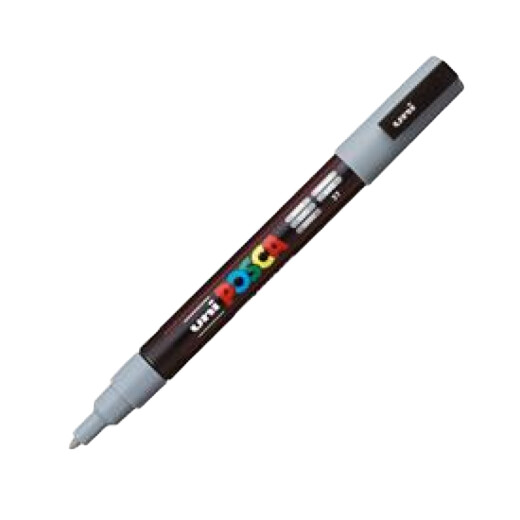 Marcador Uni Posca PC-3M 1.3mm Gris Marcador Uni Posca PC-3M 1.3mm Gris