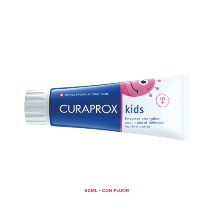 curaprox crema dental kids c/fluor x60ml