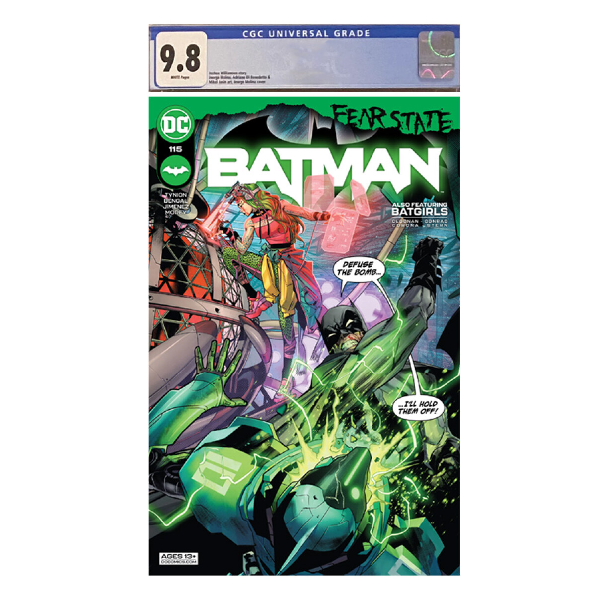 CGC Universal Grade Comic - Batman Fear State! · Batman #115 