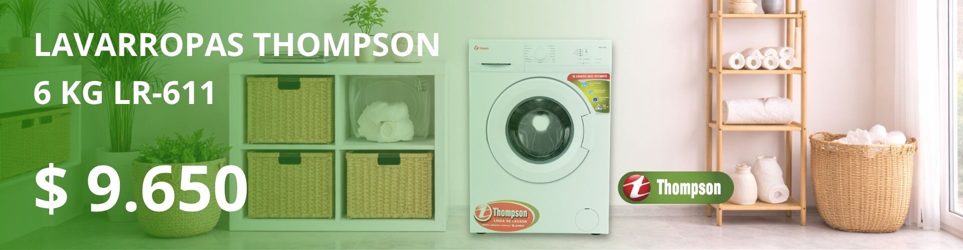 Lavarropas Thompson LR611