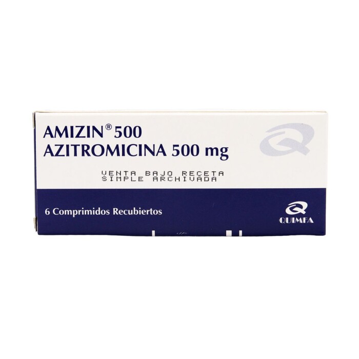 AMIZIN 500 MG. CJ X 6 COMPRIMIDOS única