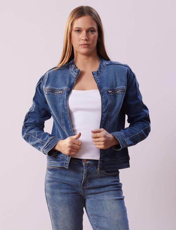 Camperita Zips JEAN OSCURO
