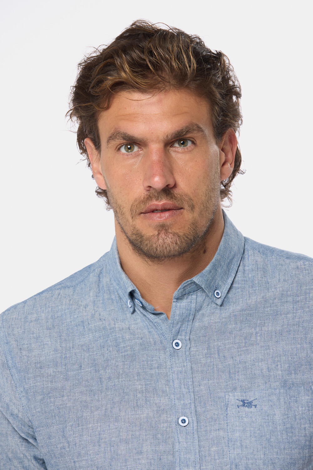 CAMISA DE LINO Denim