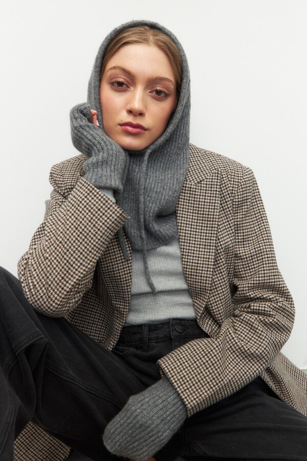 BALACLAVA NORA Gris Melange