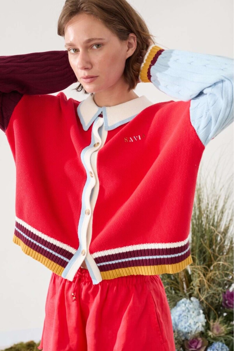 Cardigan Funny - Rojo 
