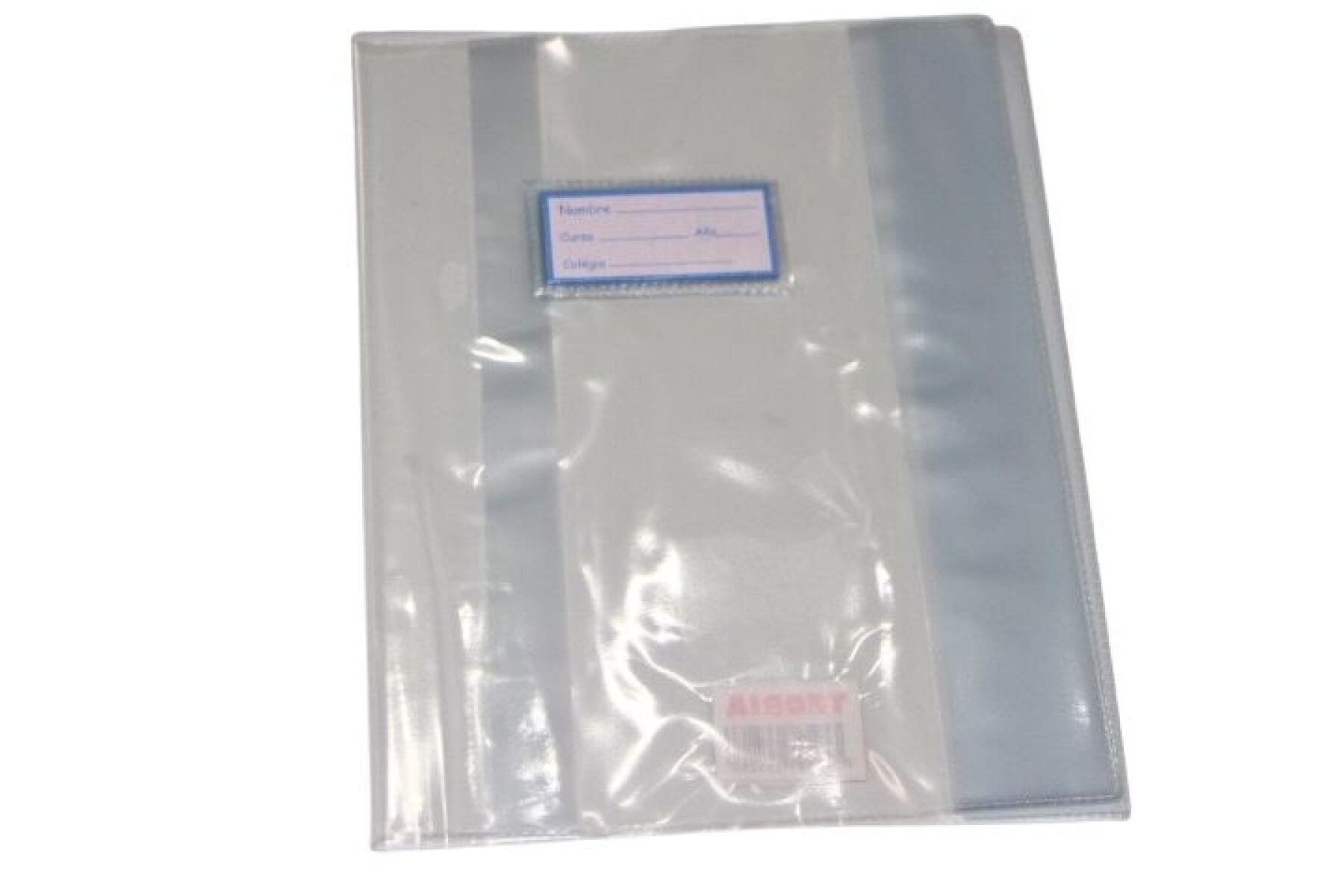 FORRO PLASTICO P.V.C. PARA CUADERNO - TRANSPARENTE 