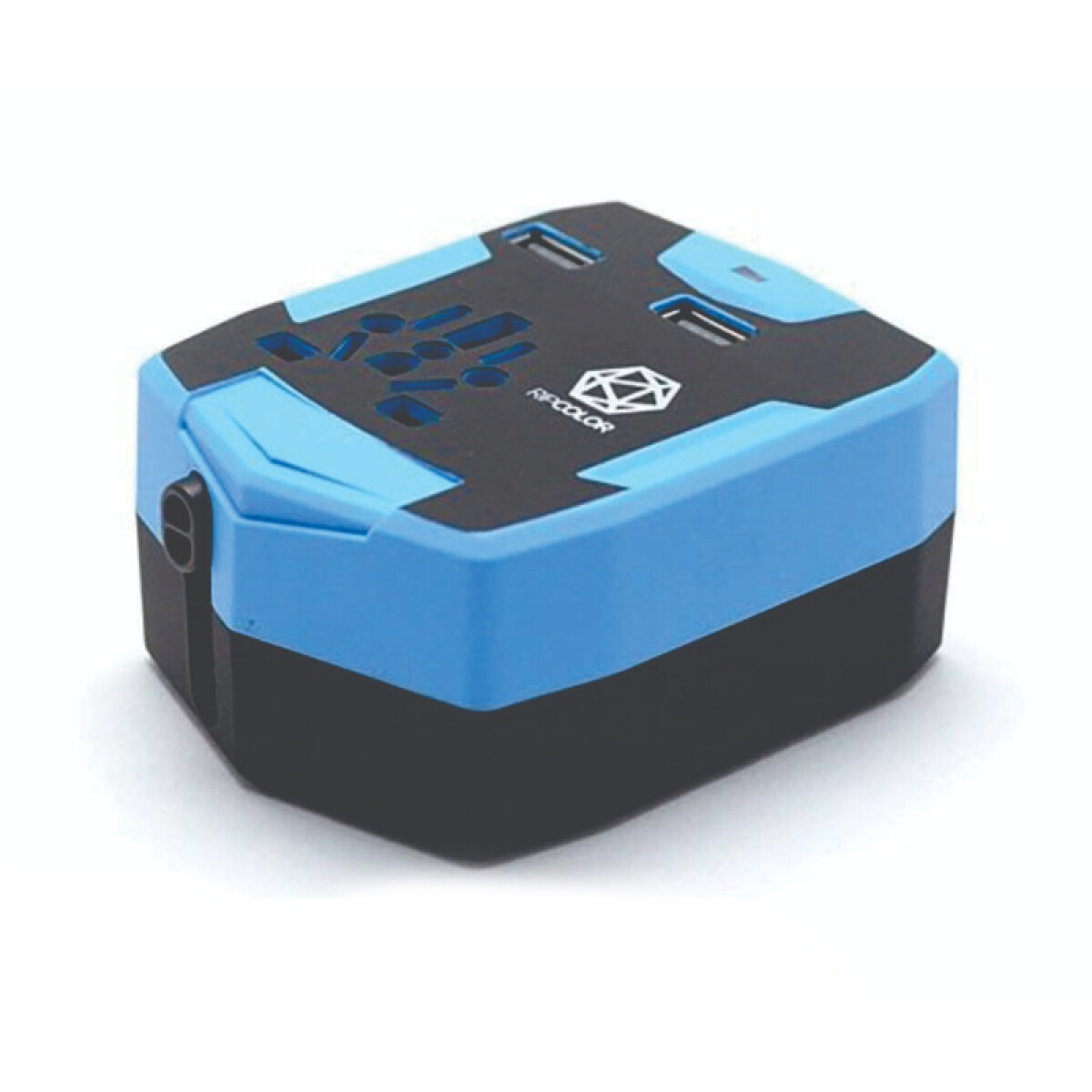 Adaptador universal + powerbank Ripcolor Azul - Unica 
