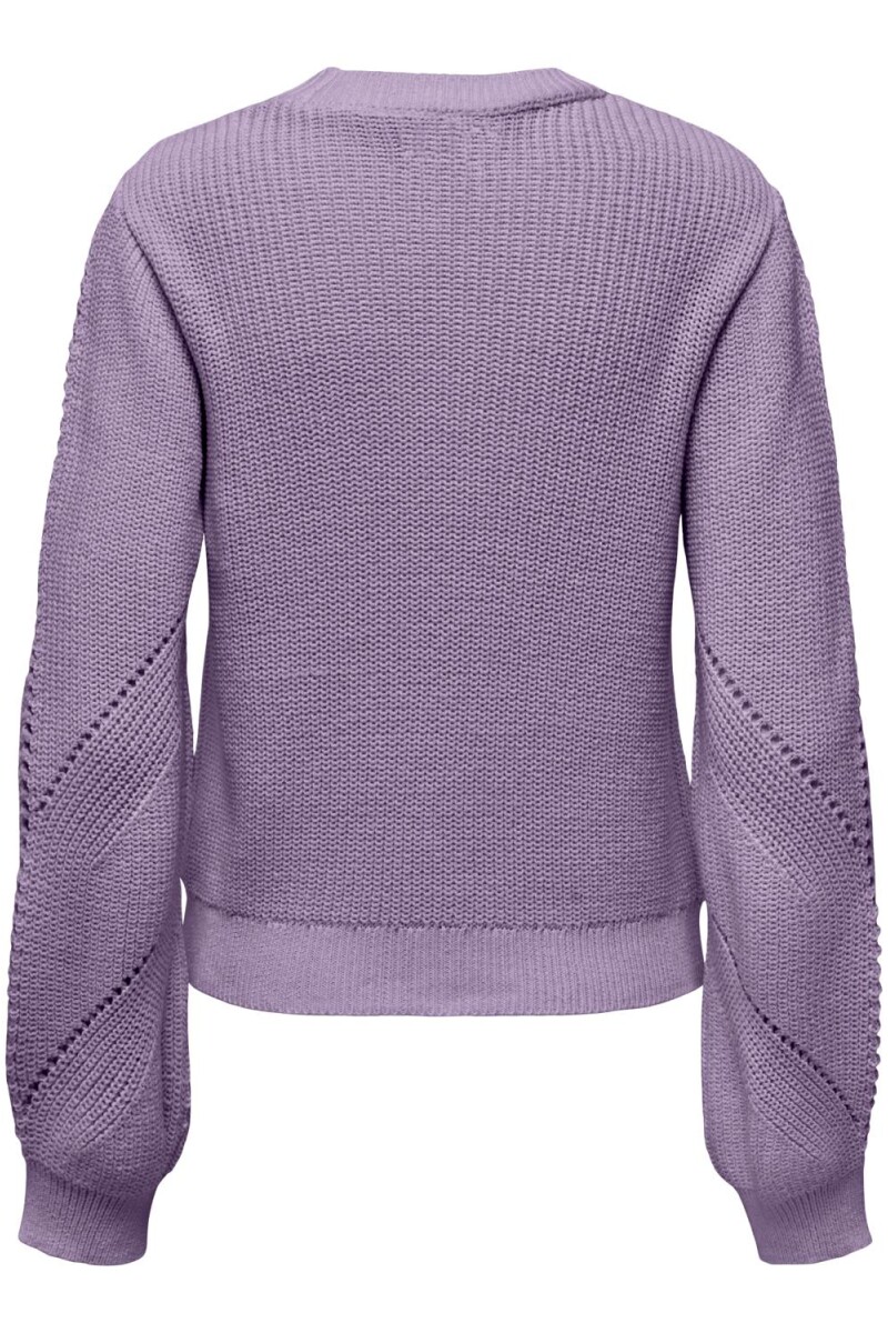 Sweater Ella Tejido Texturizado Lavendula