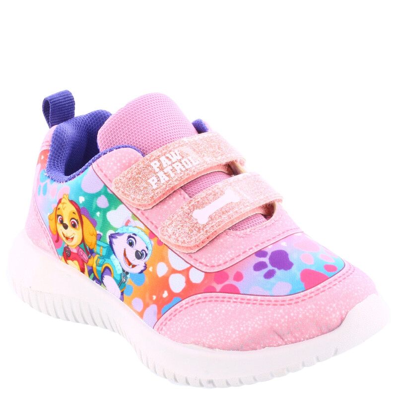 Championes Infantiles Paw Patrol Velcros Rosa - Púrpura