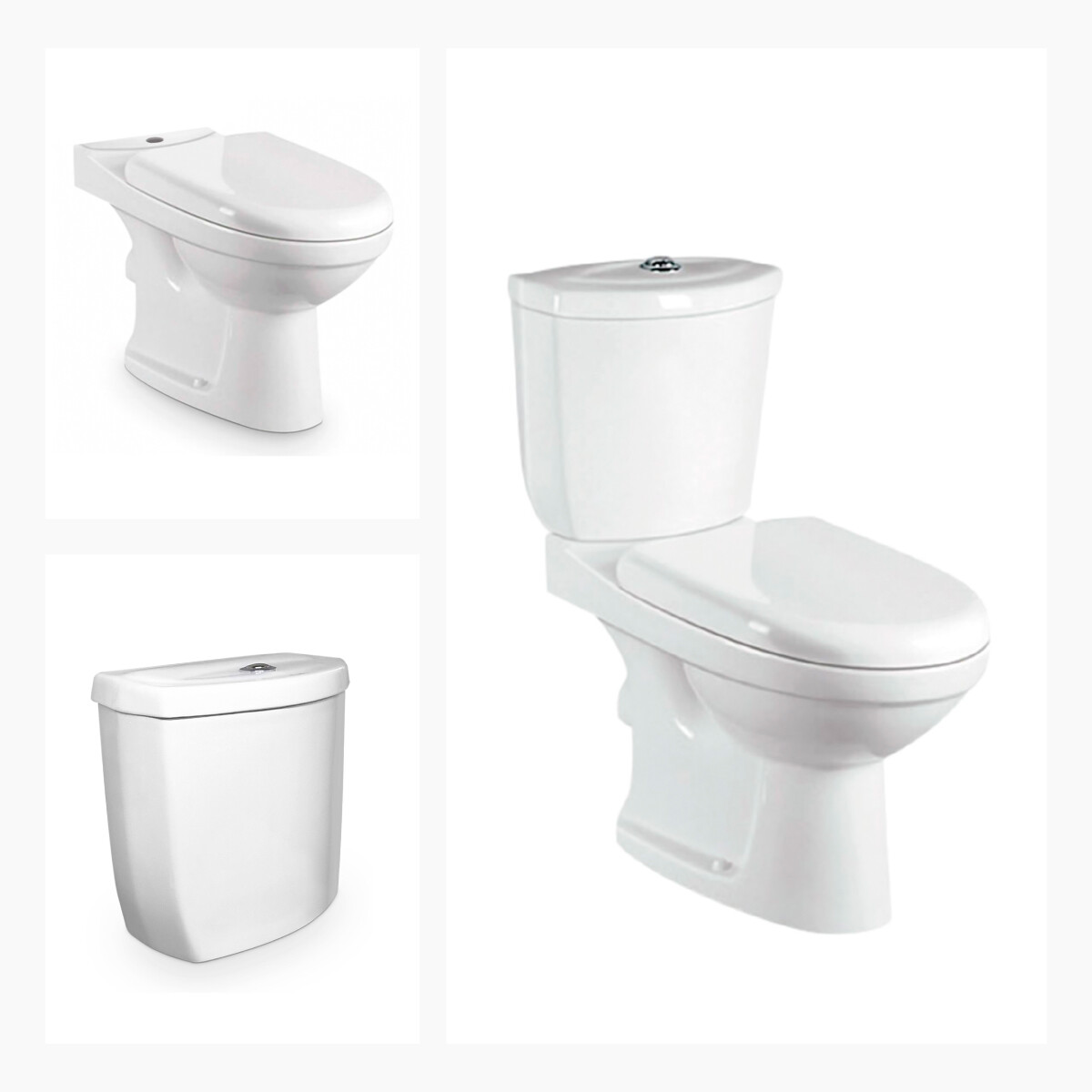 JUEGO DE INODORO, TAPA Y MOCHILA AQUALIA LINEA BAKER 30 CMS. 