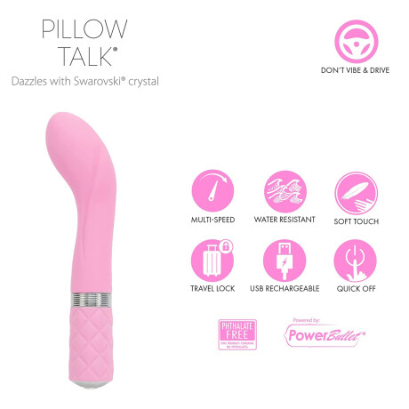 Vibrador Punto G Masajeador Pillow Talk Sassy Vibrador Punto G Masajeador Pillow Talk Sassy