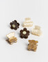 Hebillas Infantiles Set por 6 Hebillas - Combinacion Tricolor