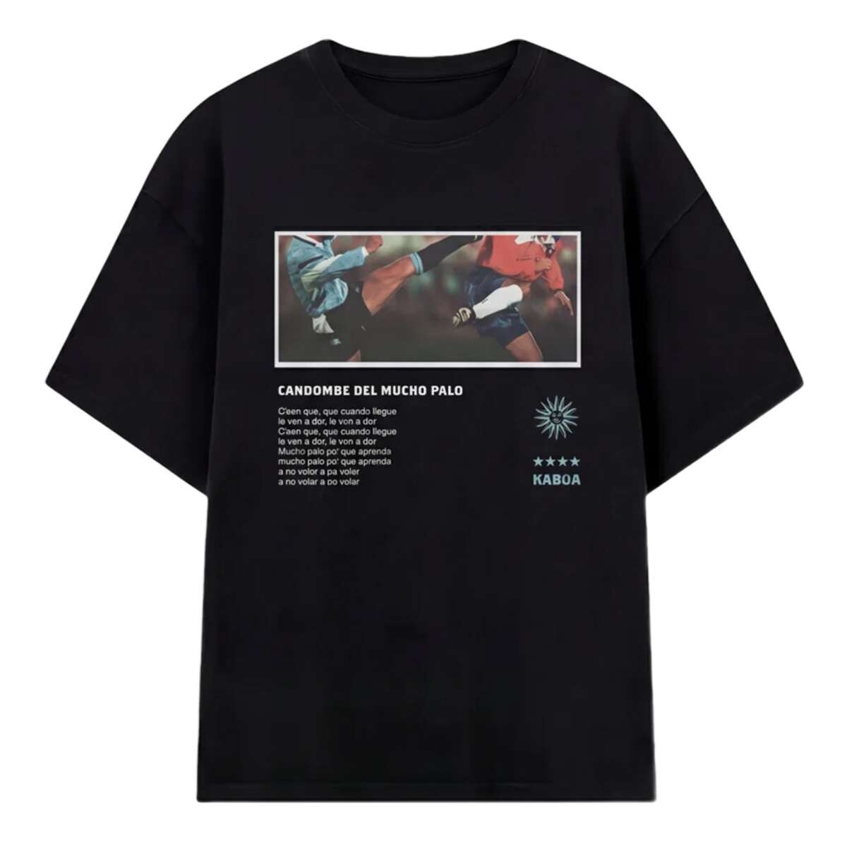 Remera Kaboa Mucho Palo - Negro 