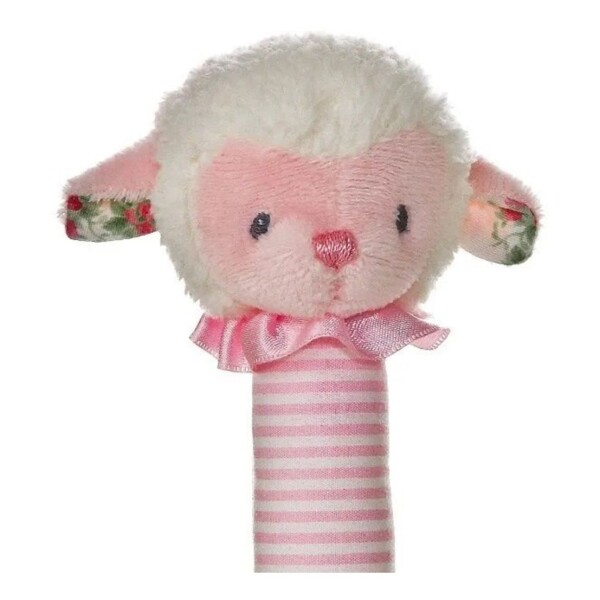 Oveja Palitos Peluche Aurora Baby Calidad Niño Tierno Color Variante Rosa