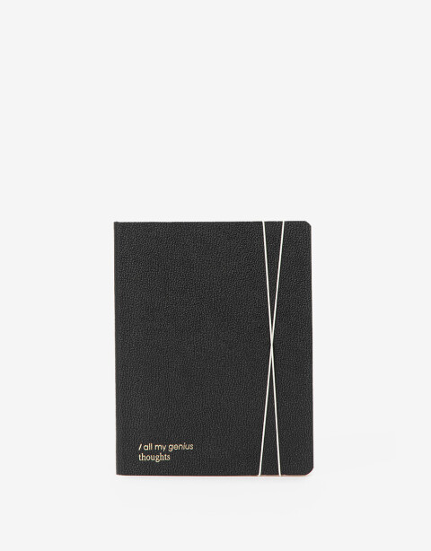 Anotadores Cuadernos y Memos Cuaderno Cuaderno De Pu Negro - Negro