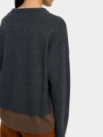 Jersey De Punto Efecto Doble multicolor